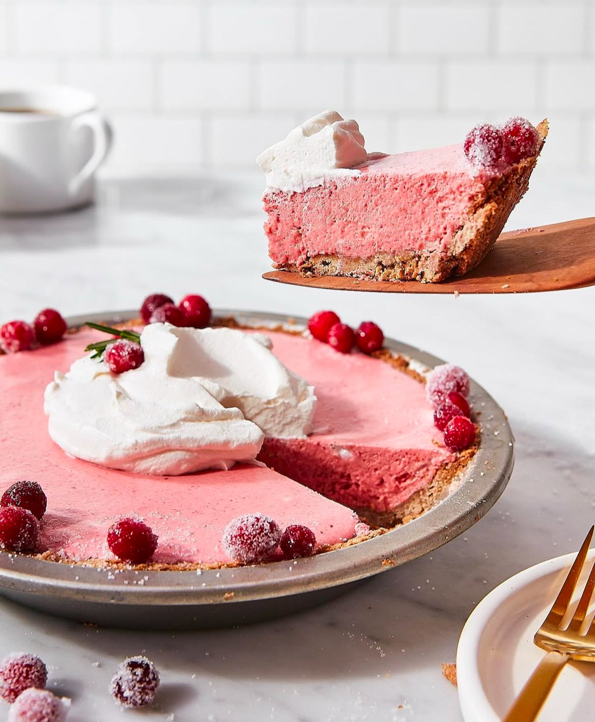Cranberry Chiffon Pie